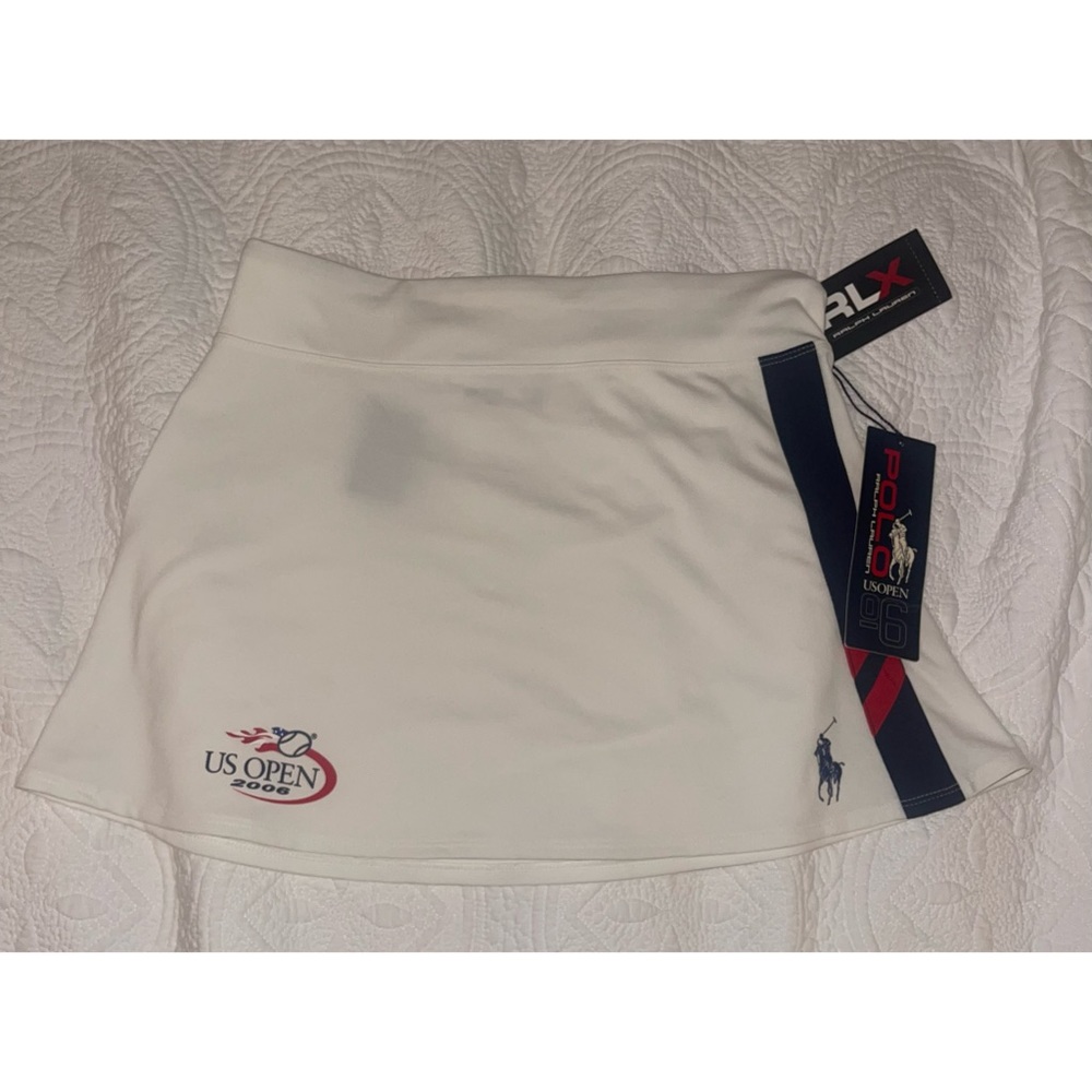 NWT US OPEN 2006- Federer / Sharapova -Women Tennis Skirt- Polo Ralph Lauren RLX